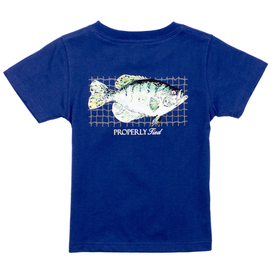 Properly Tied River Blue Crappie Shirt