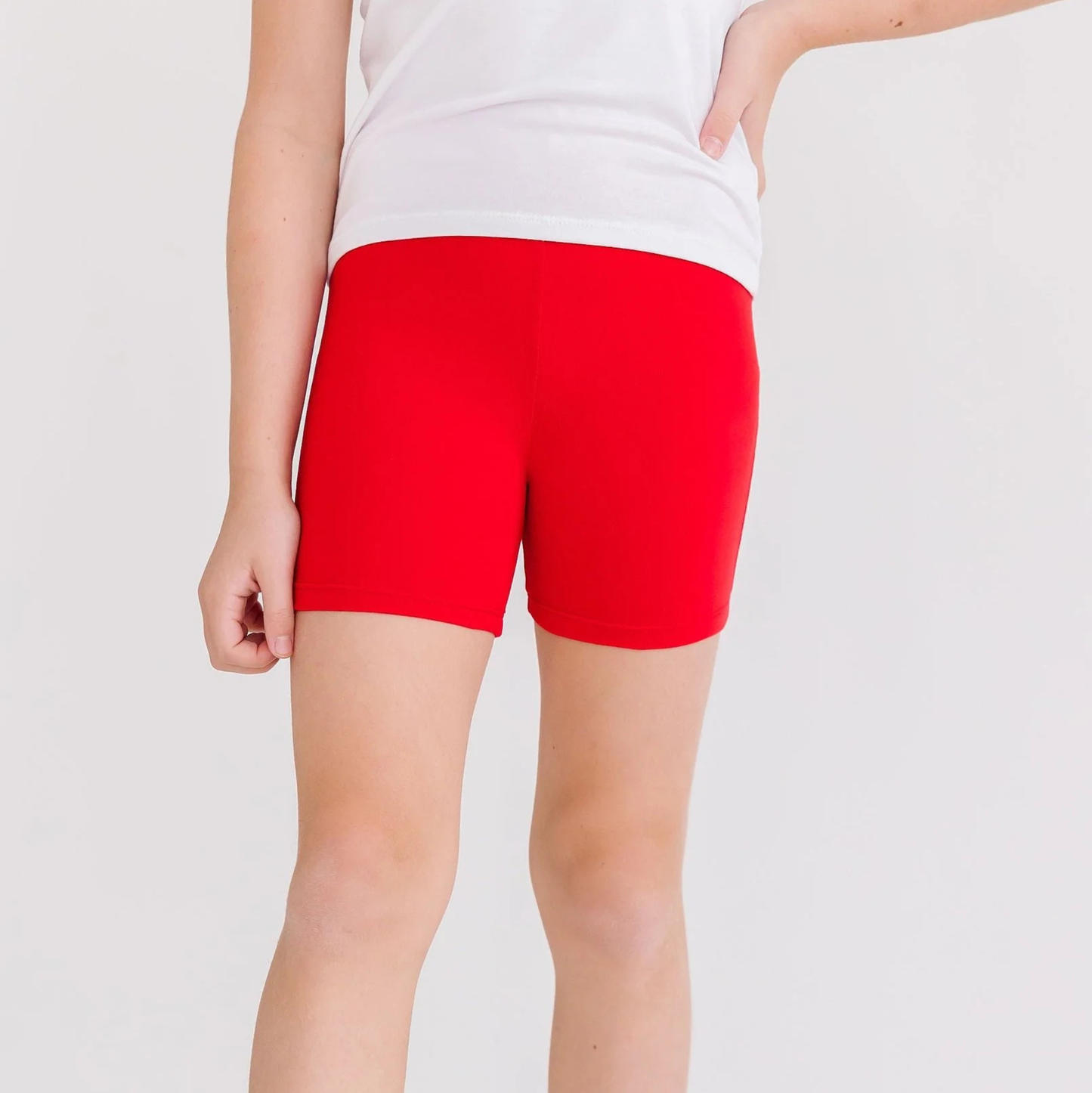 Mila & Rose Red Twirl Shorts