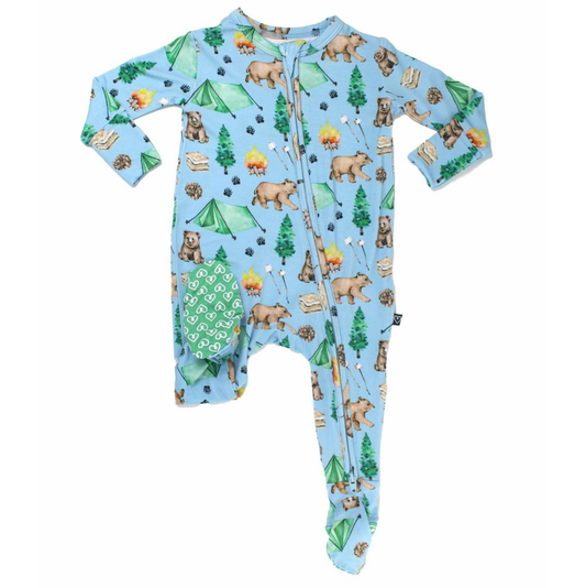 Lev Baby Hunter Zipper Footie