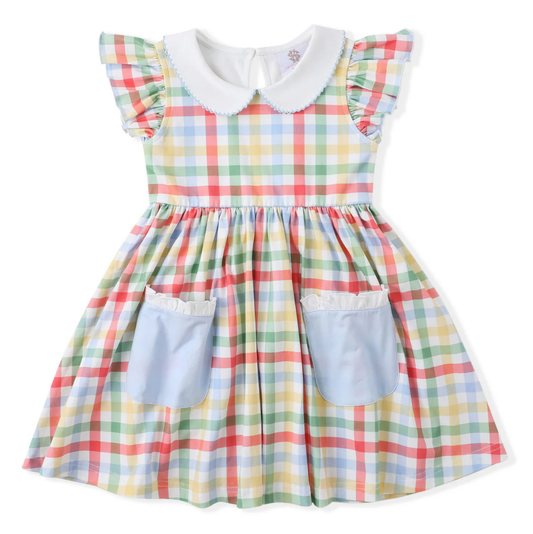 Swoon Baby Plaid Pocket Dress