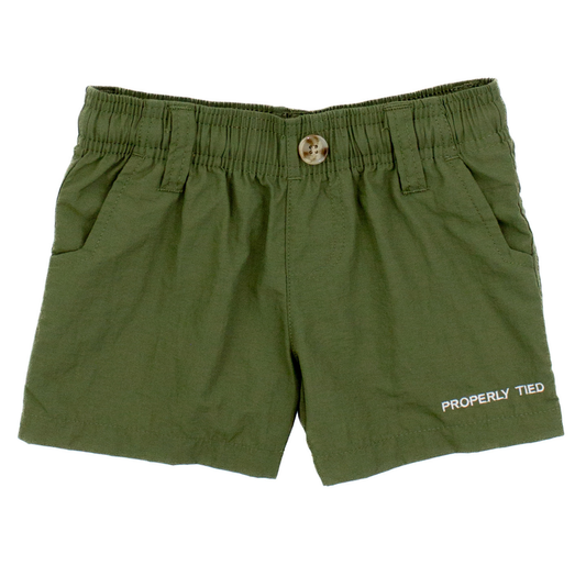 Properly Tied Olive Mallard Shorts