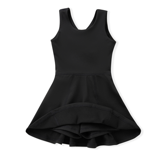 Swoon Active Black Tennis Dress