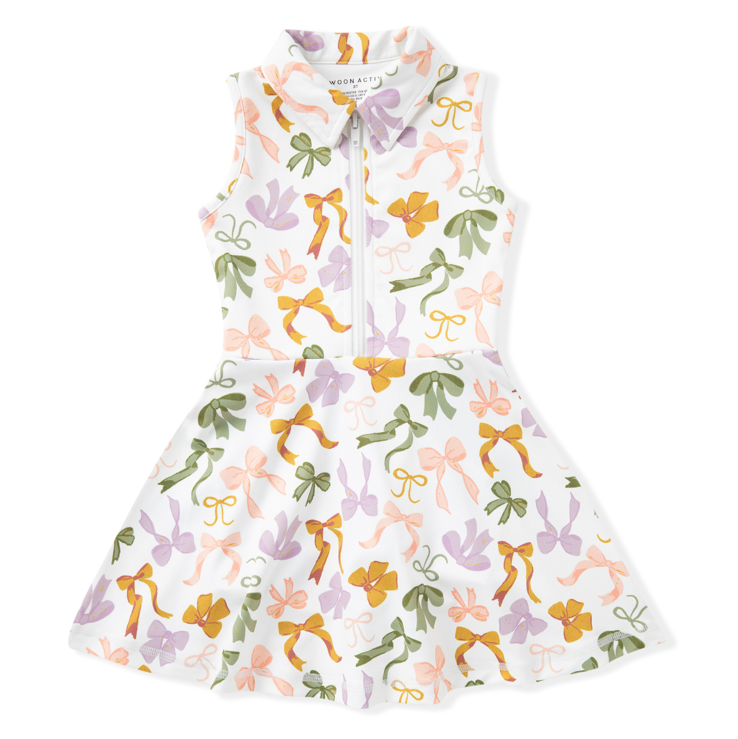 Swoon Active Bow Collar Tennis Dress