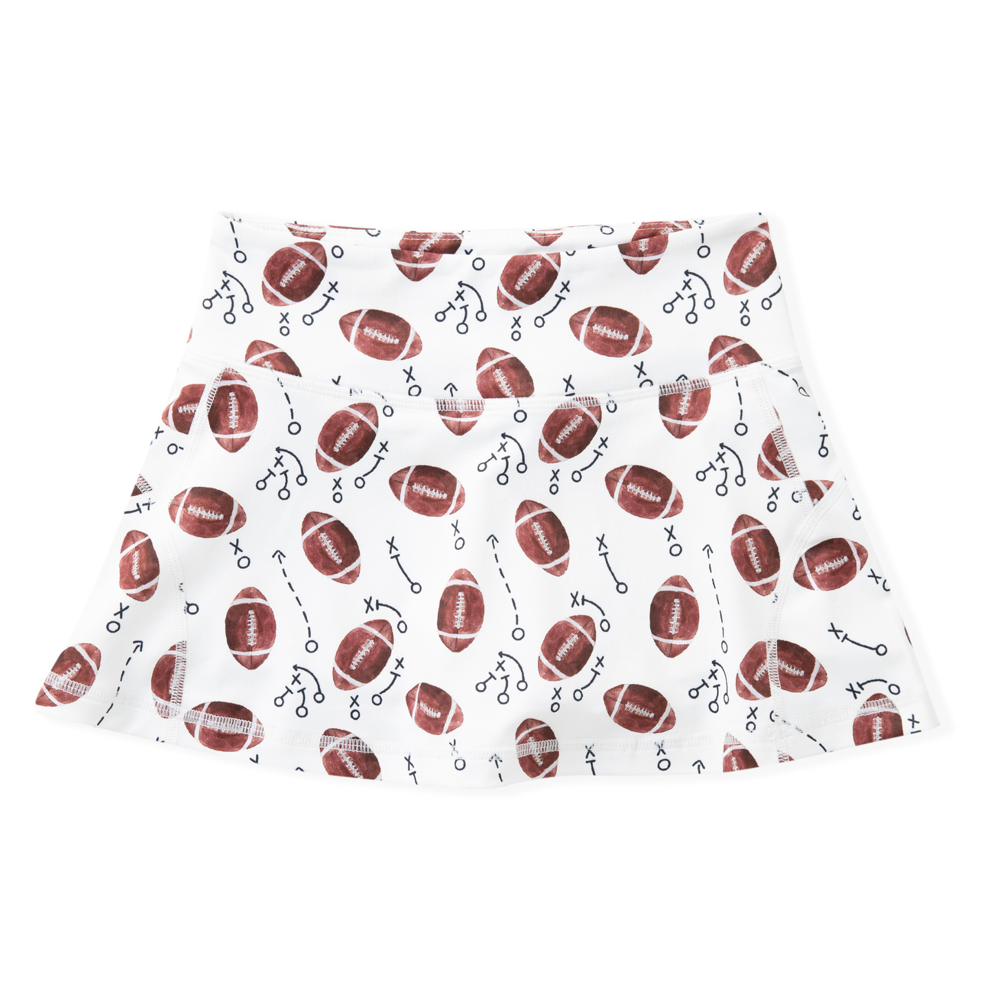 Swoon Active White Football Tennis Skirt