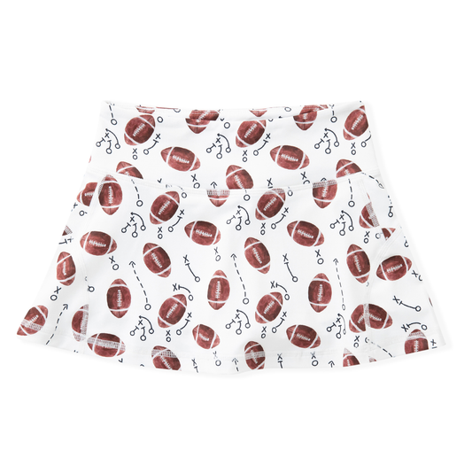 Swoon Active White Football Tennis Skirt