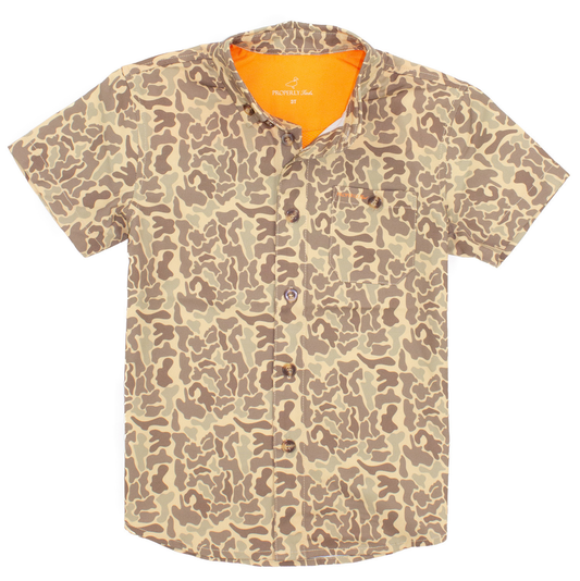 Properly Tied Sportman Field Shirt Vintage Camo