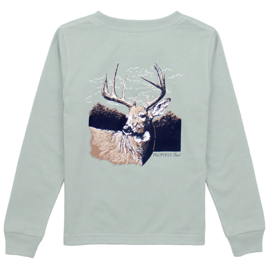 Properly Tied Sage Buck LS Shirt
