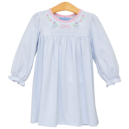 Trotter St. Floral Embroidery Dress