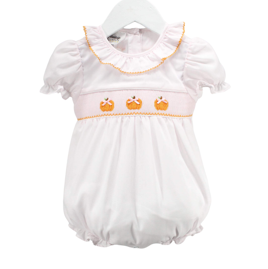 Baby Blessings Pumpkins & Bows Claire Bubble