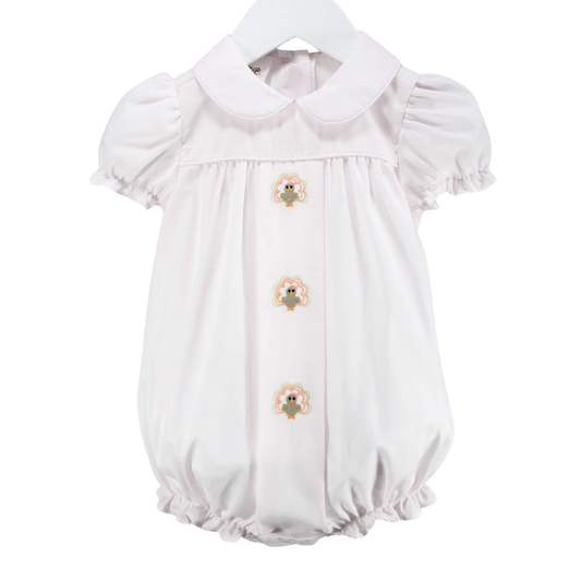 Baby Blessings Pink Turkeys Claire Bubble