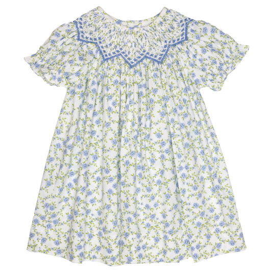 Sweet Dreams Jessica Blue Floral Dress