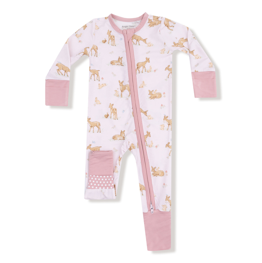 Angel Dear Little Fawn 2 Way Zipper Romper