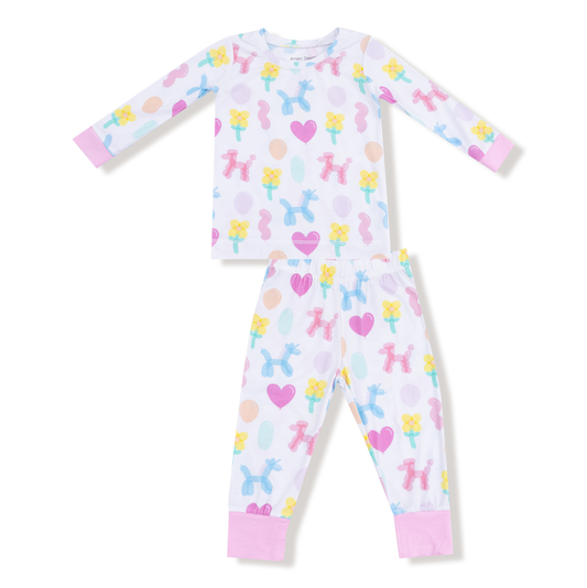 Angel Dear Pink Balloon Animals Lounge Set