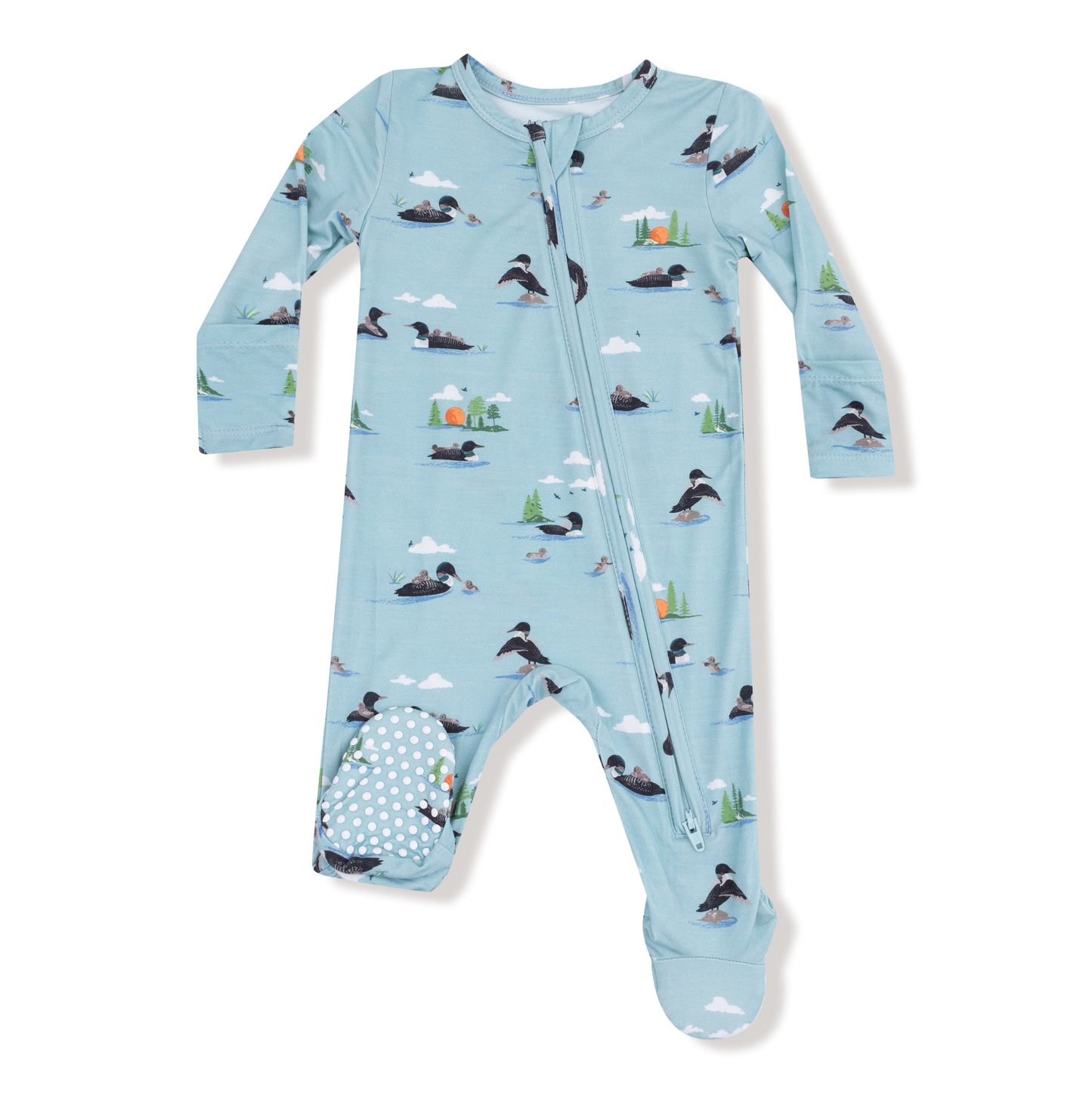 Angel Dear Loons 2 Way Zipper Footie