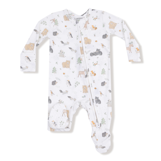 Angel Dear Woodland Babies 2 Way Zipper Footie