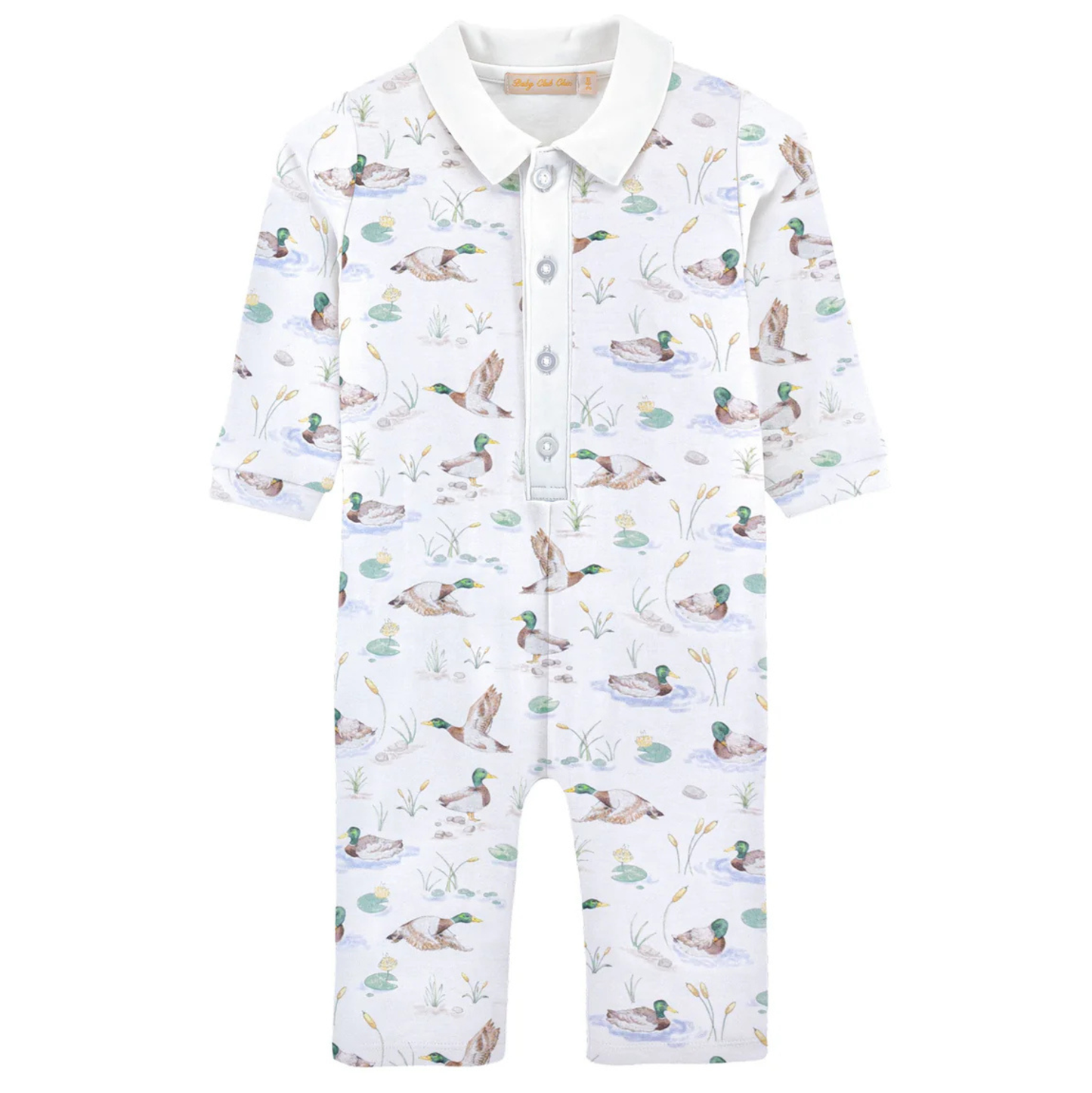 Baby Club Chic Mallard Ducks Printed Longall