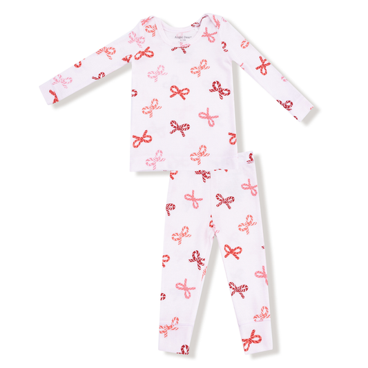 Angel Dear Candy Cane Bows Lounge Set