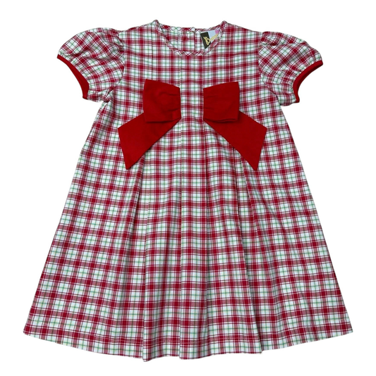 Banana Split Christmas Plaid Dress
