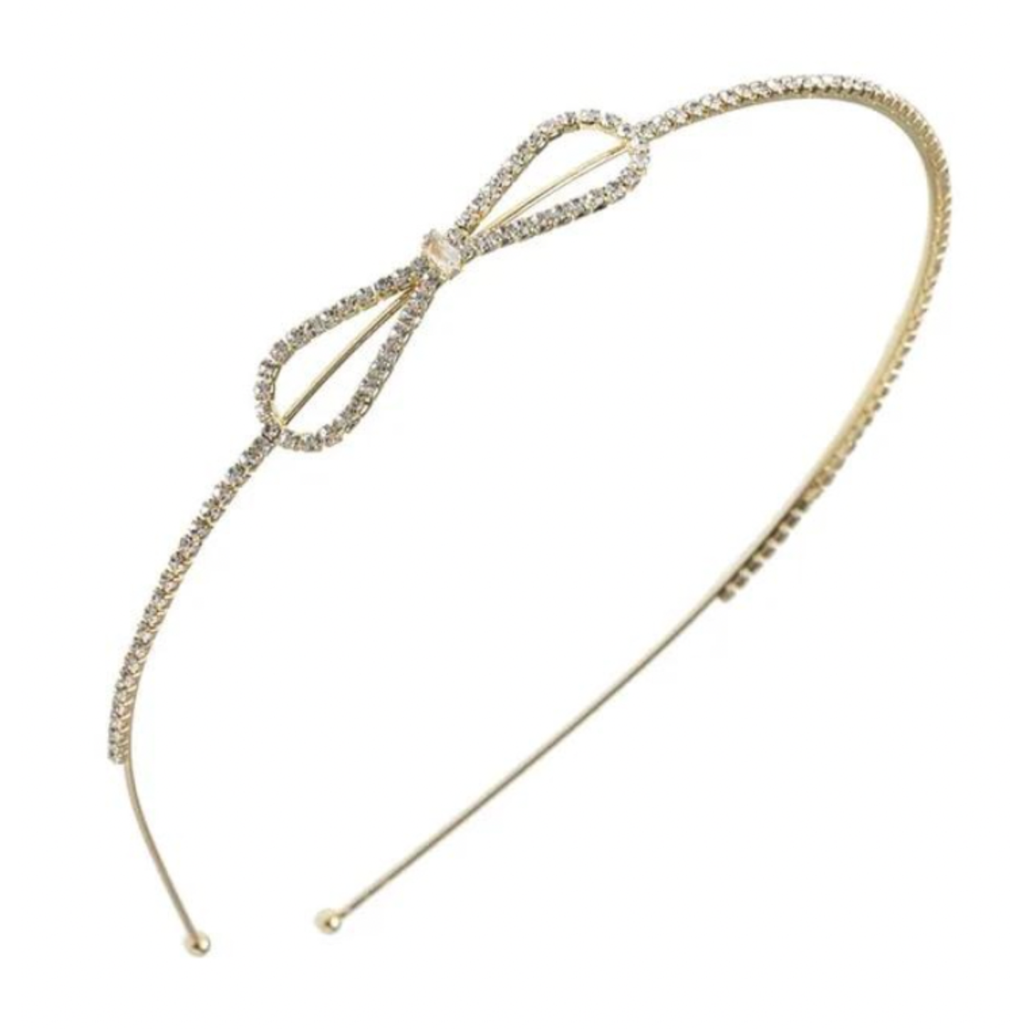 Gold Bow Sparkle Headband