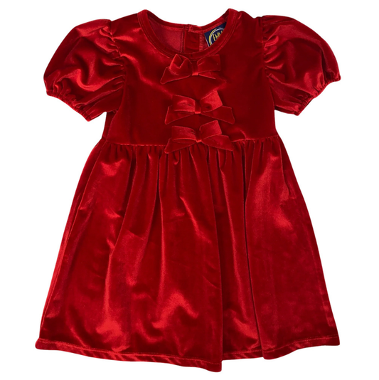 Emma Jean Red Chelsea Bow Dress