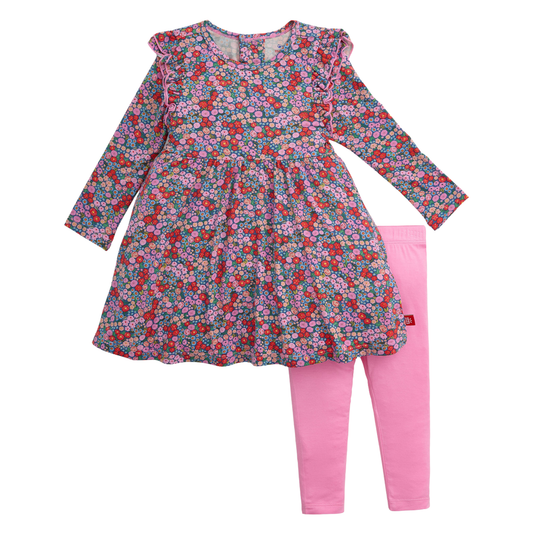 Magnetic Me Gilded Lily Modal Dress + Legging Set