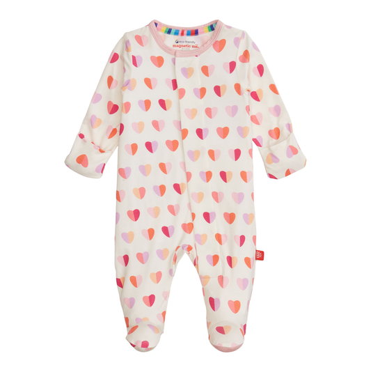 Magnetic Me Pink XOXO Footie