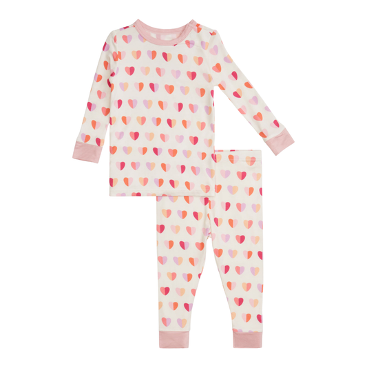 Magnetic Me Pink XOXO LS PJ Set