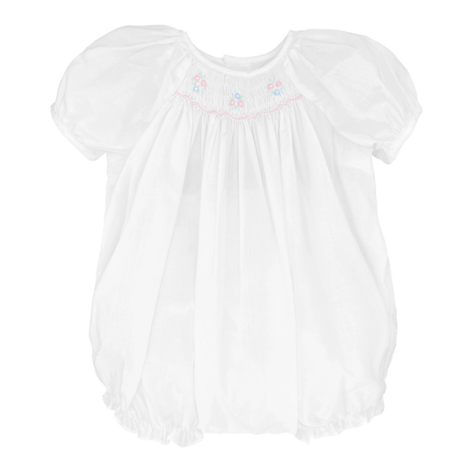 White Bubble with Novetly Smocking