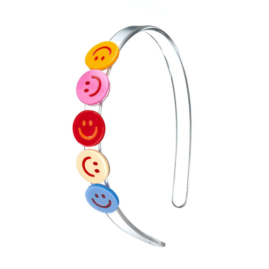 Lilies & Roses Multi Happy Face Headband