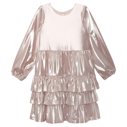 Isobella & Chloe Pink Golden Glow Dress