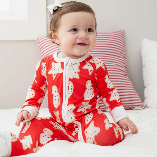 Sweet Bay Christmas Cookie Convertible Romper