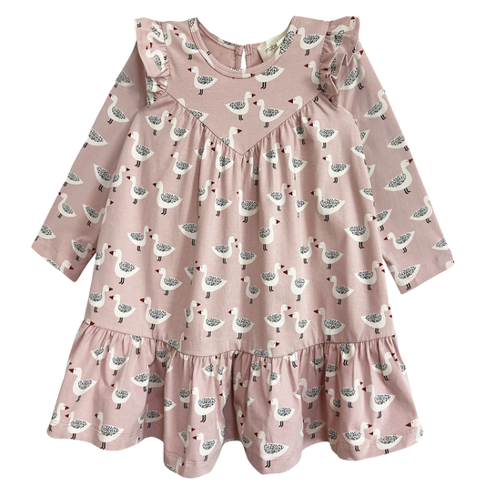 Mabel & Honey Ducky in Pink Dress