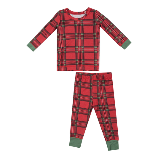 Angel Dear Vintage Holiday Plaid Lounge Set