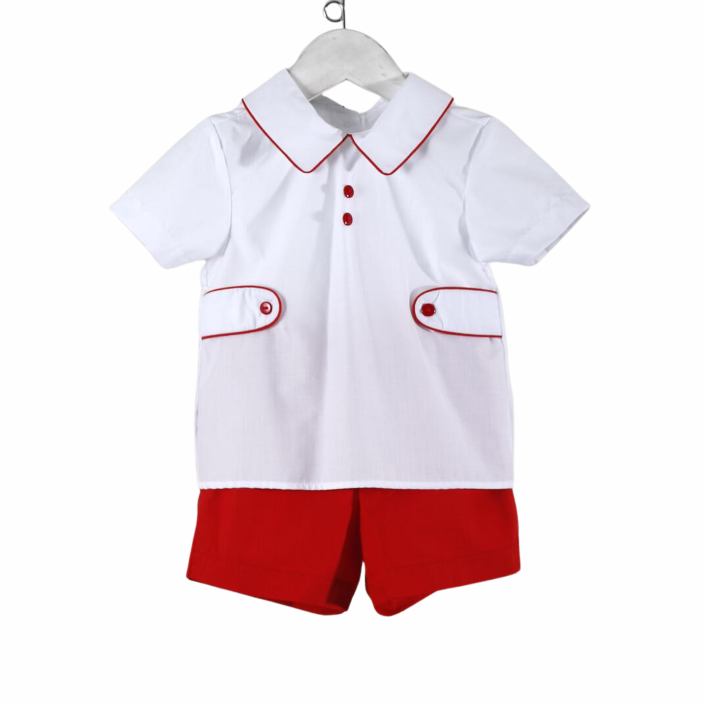 Baby Blessings Red Geo Miles Set