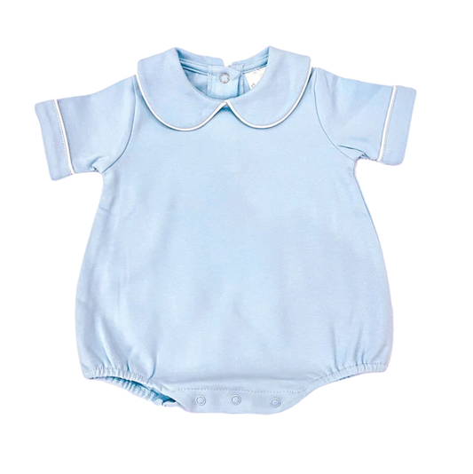 SPB Blue Piping Collar Bubble