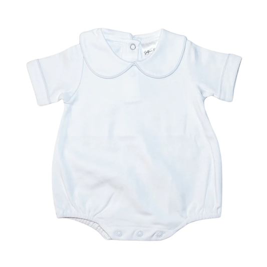 SPB White Piping Collar Bubble