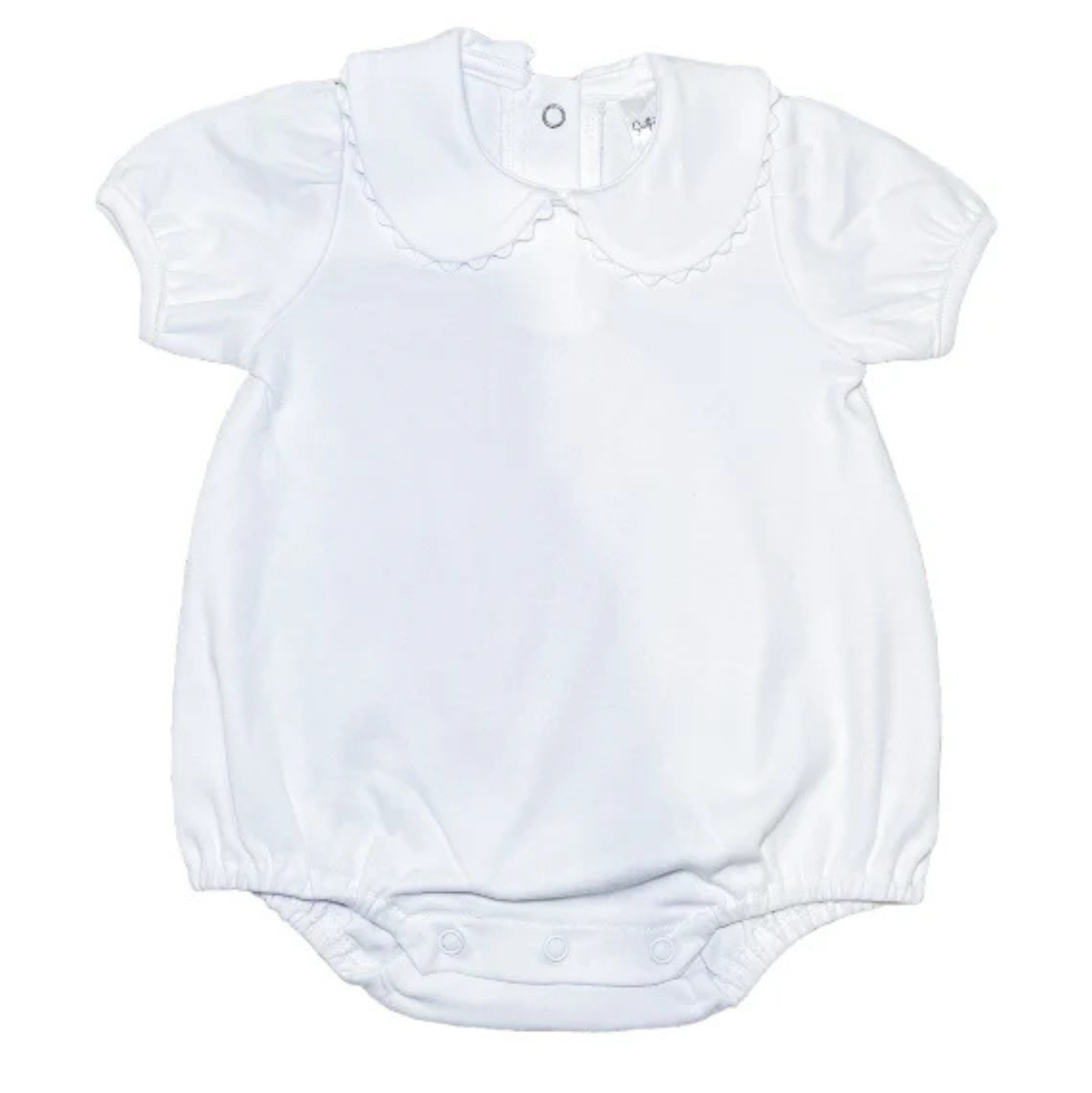 SPB White Scallop Collar Bubble