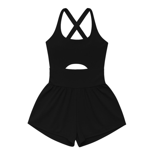 Belle Cher Black Haddie Romper