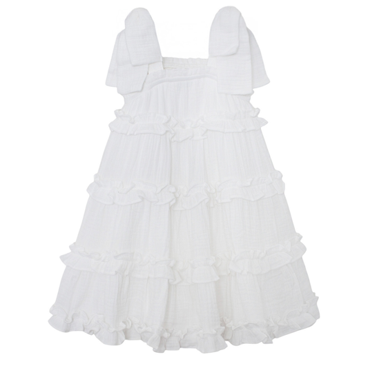 Isobella & Chloe Birds of a Feather Tiered Dress