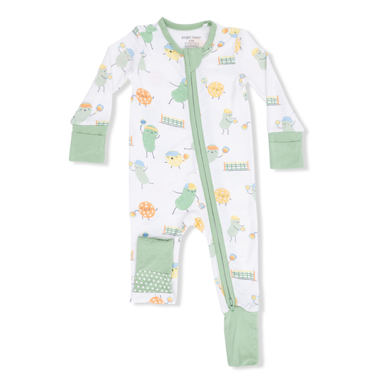 Angel Dear Pickles Playing Pickleball - Convertible Romper