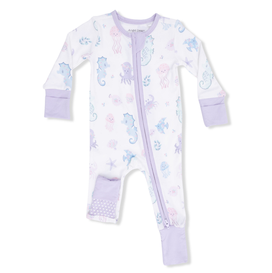 Angel Dear Floral Sea Creatures - Convertible Romper
