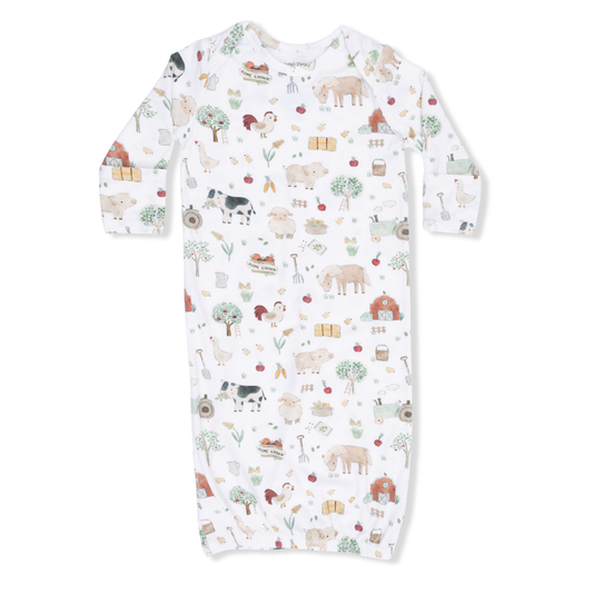 Angel Dear Cute Farm Animals Uni Lap Shoulder Gown