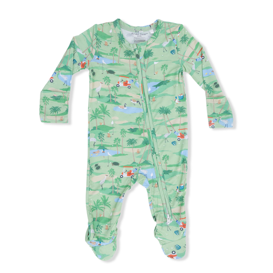 Angel Dear Golf Oasis Animals - 2 Way Zipper Footie