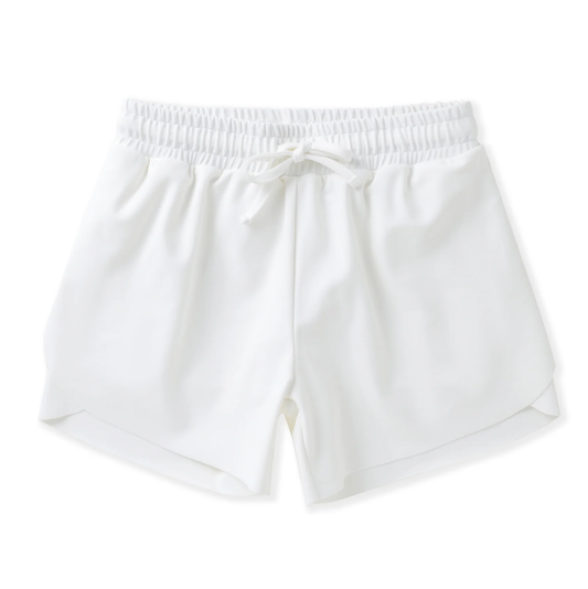 Swoon Active White Butterfly Shortie