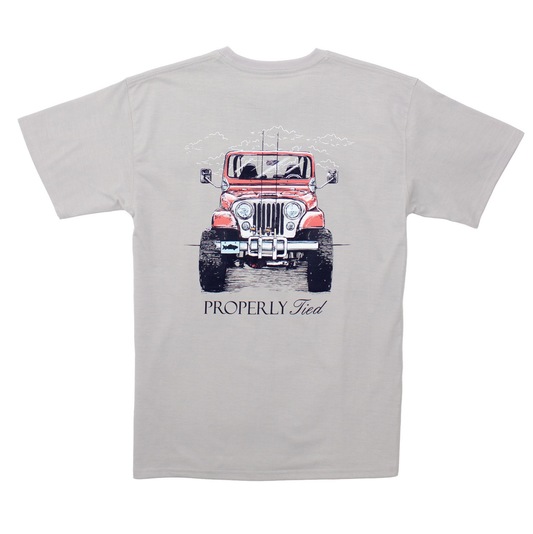 Properly Tied Ice Grey Rod Runner Shirt