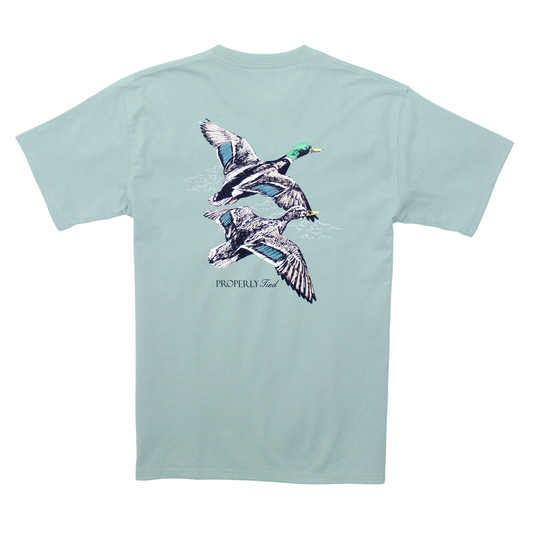 Properly Tied Marine Mist Migration Shirt