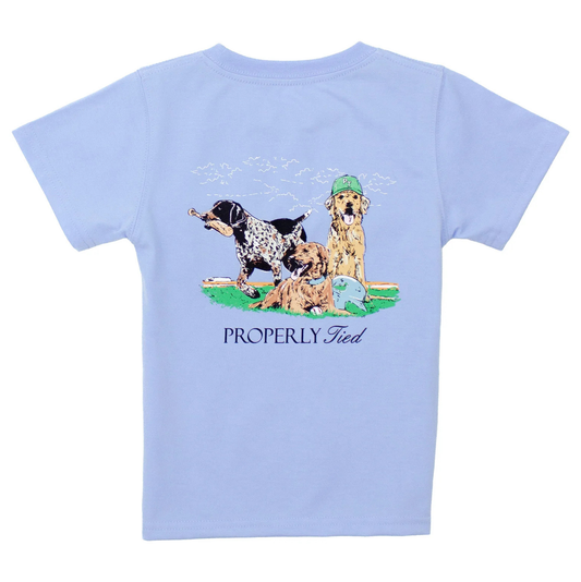 Properly Tied Light Blue Diamond Dogs Shirt
