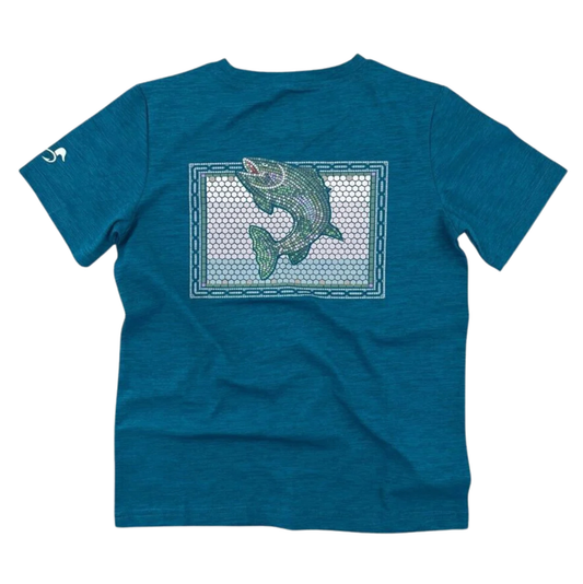 Buck Brothers Trout Traditions Mosaic Ridge Athletic Tee