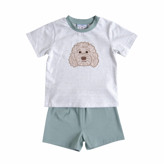 Three Sisters Doodle Short Set