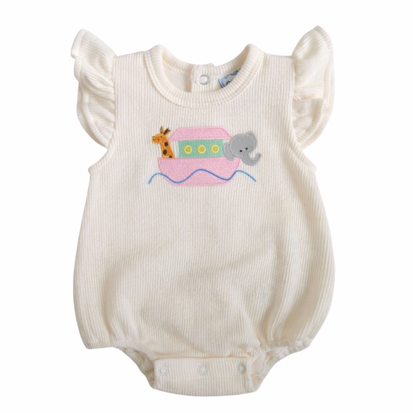 T.S.B. Yellow Noah's Ark Ruffle Bubble